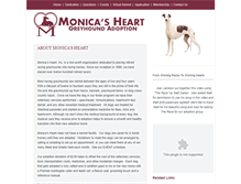 Tablet Screenshot of monicasheart.com